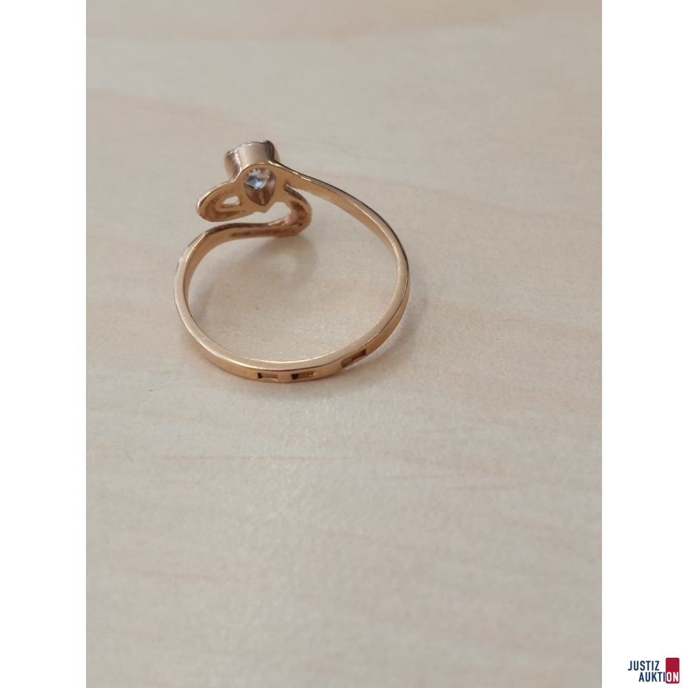 Damenring Rosegold