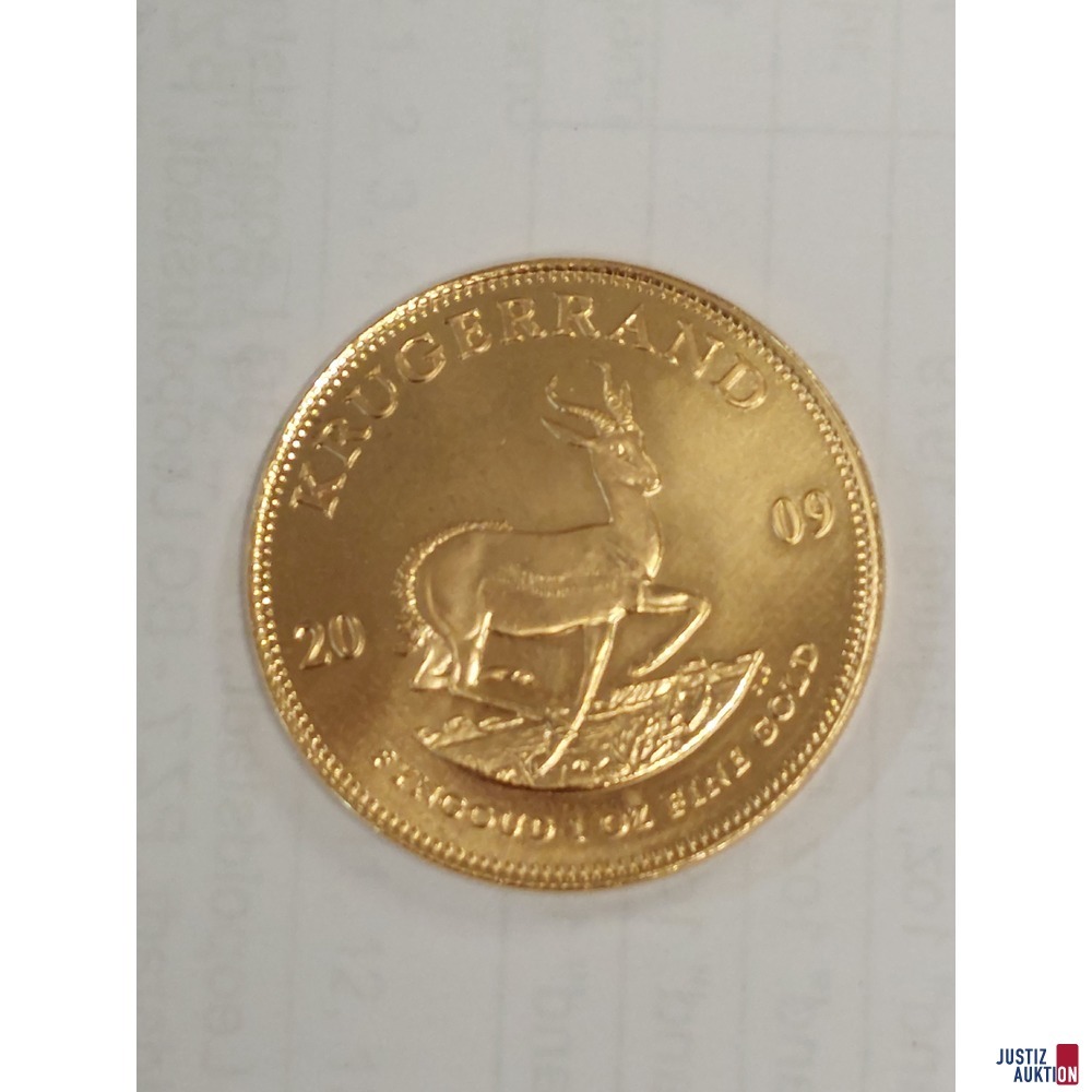 S&uuml;dafrika Krugerrand Gold zu 1 Unze 2009