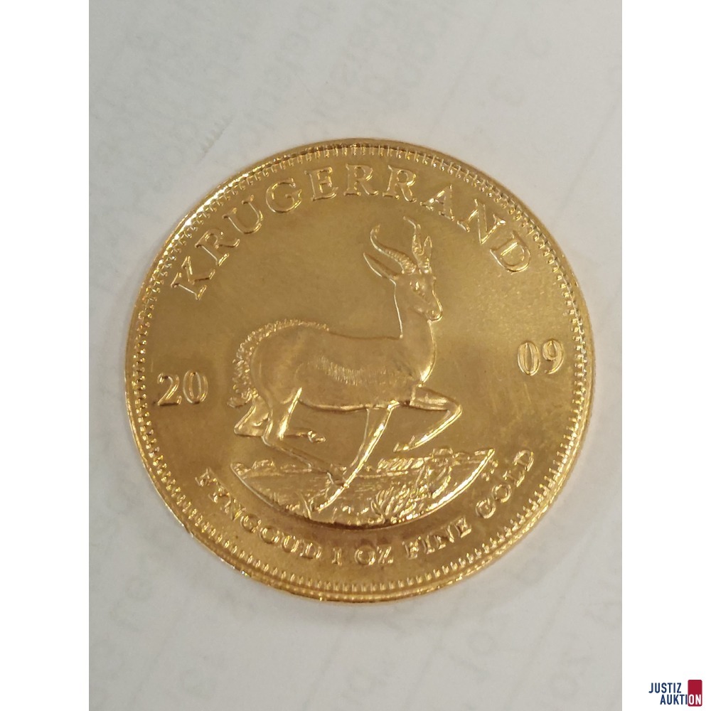 S&uuml;dafrika Krugerrand Gold zu 1 Unze 2009