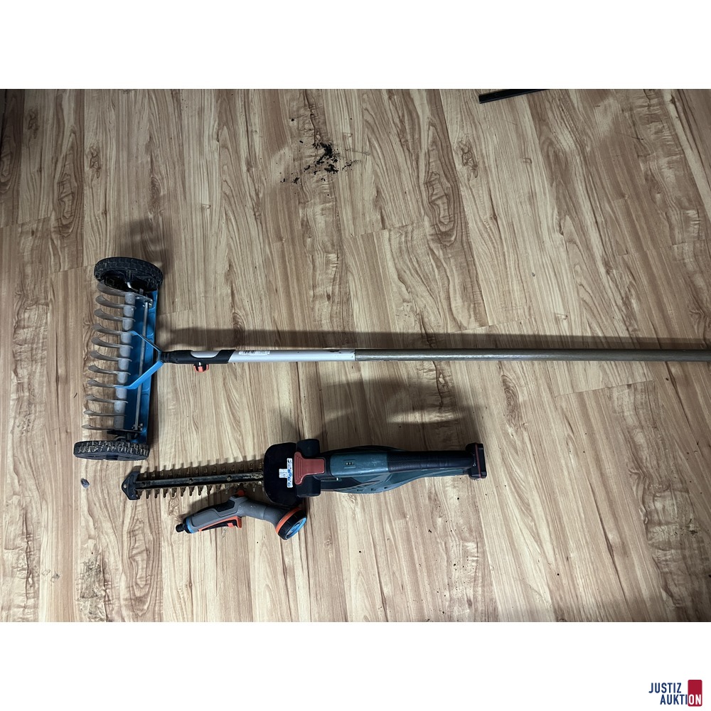 Heckenschere &plus; Gartenbrause &plus; Vertikutierer