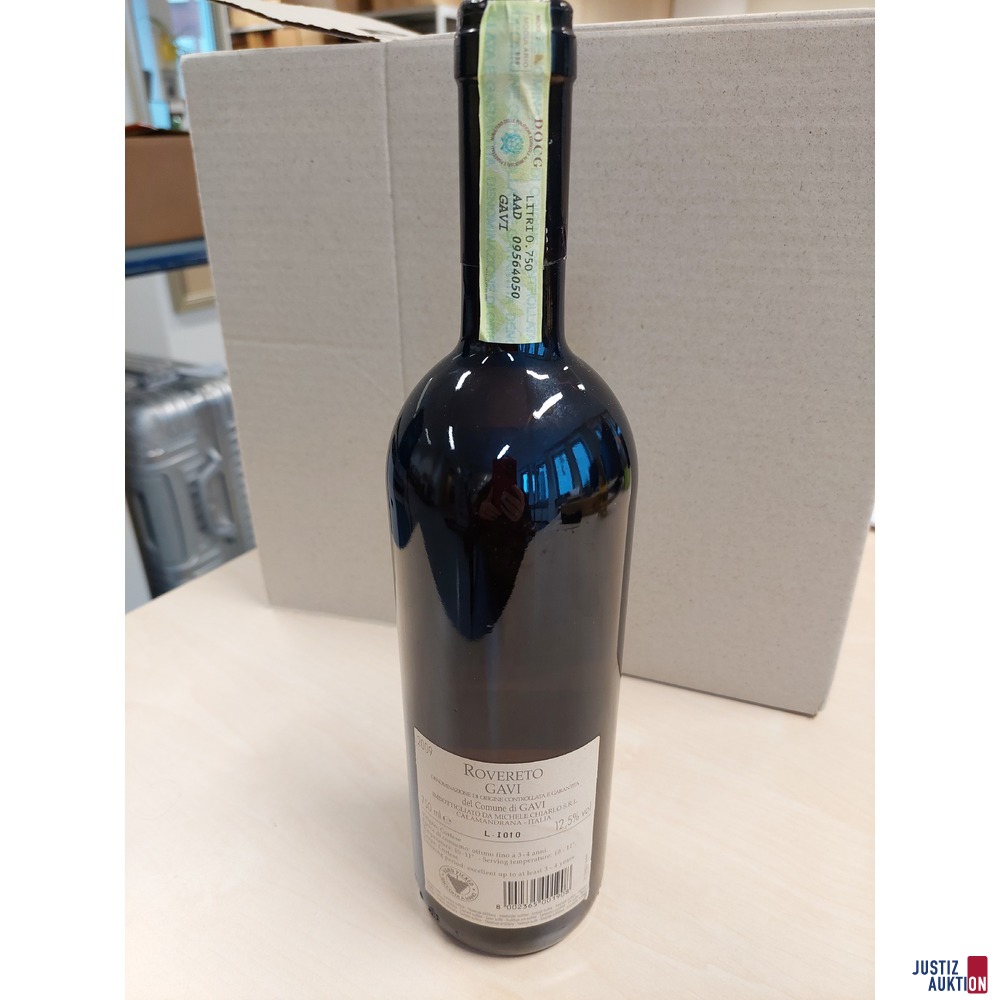 Italienischer Weisswein Rovereto Gavi Jahrgang 2009