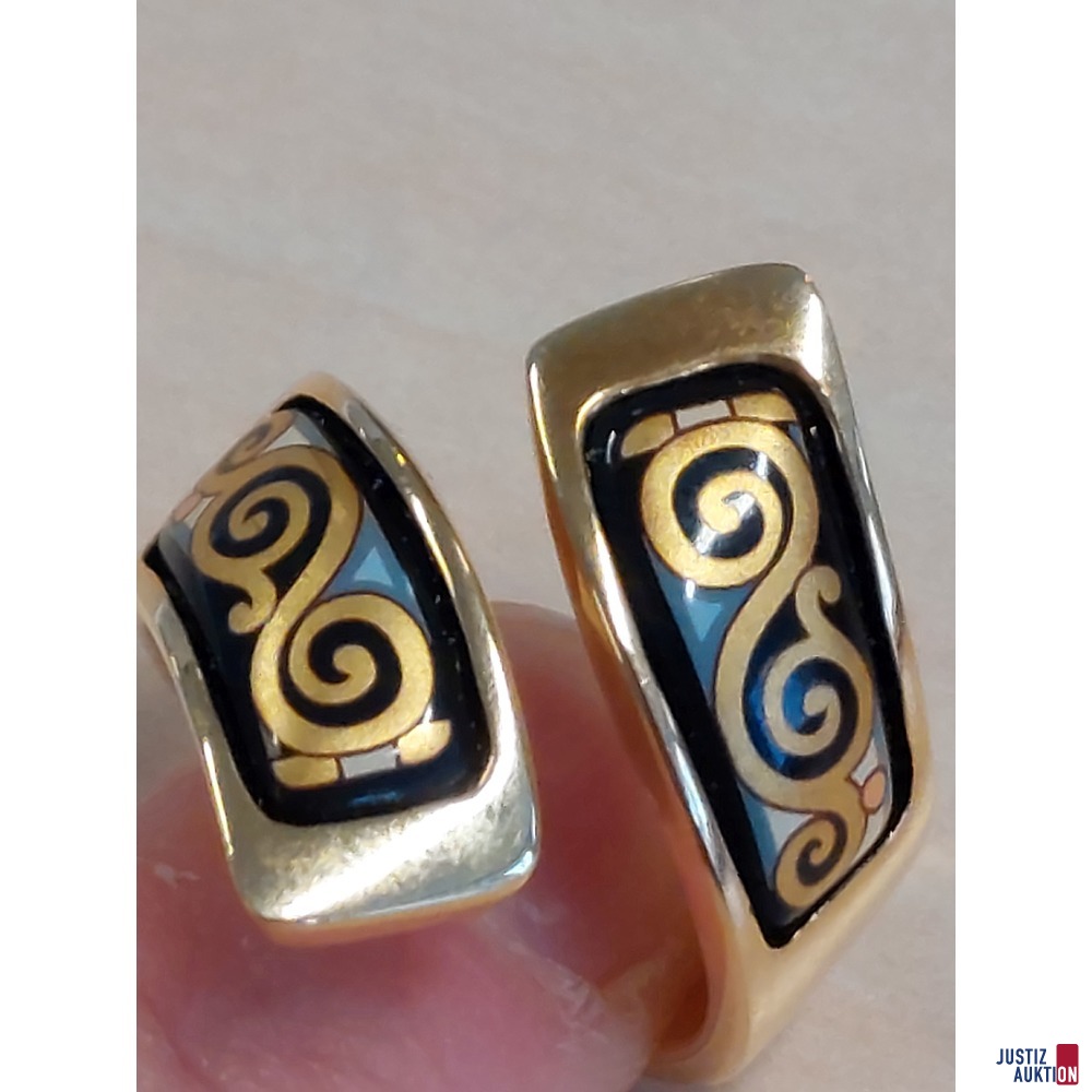 Damenring Frey Wille 750 &permil; Gelbgold punziert Gr&ouml;&szlig;e 56  15&comma;9 g