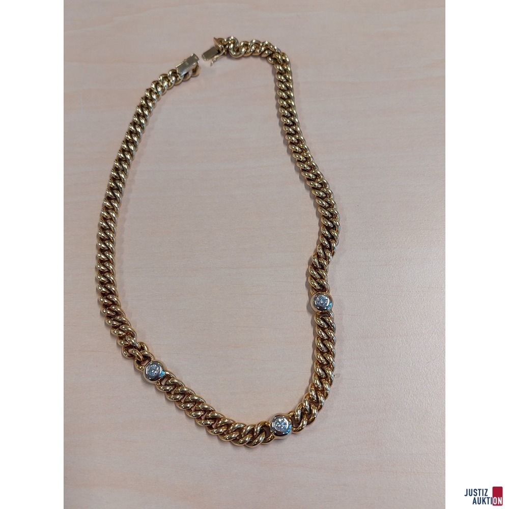 Damenhalskette mit Kastenschliese