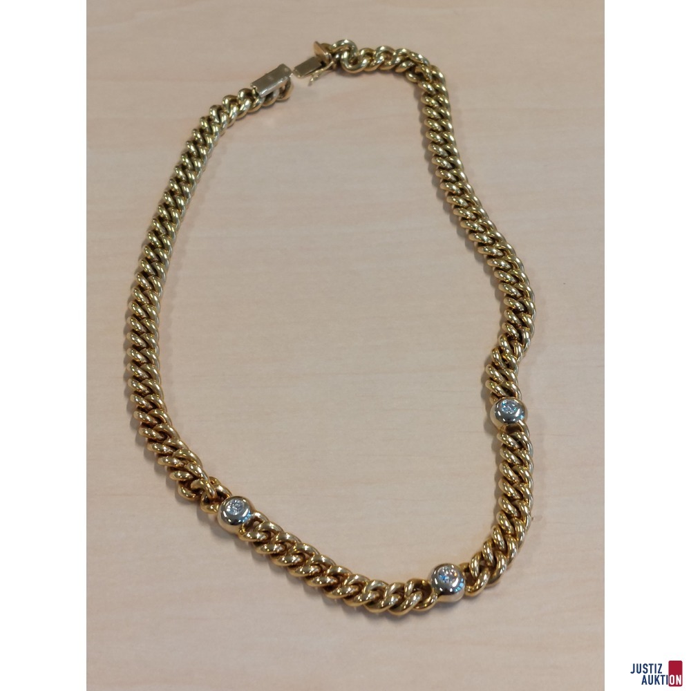 Damenhalskette mit Kastenschliese