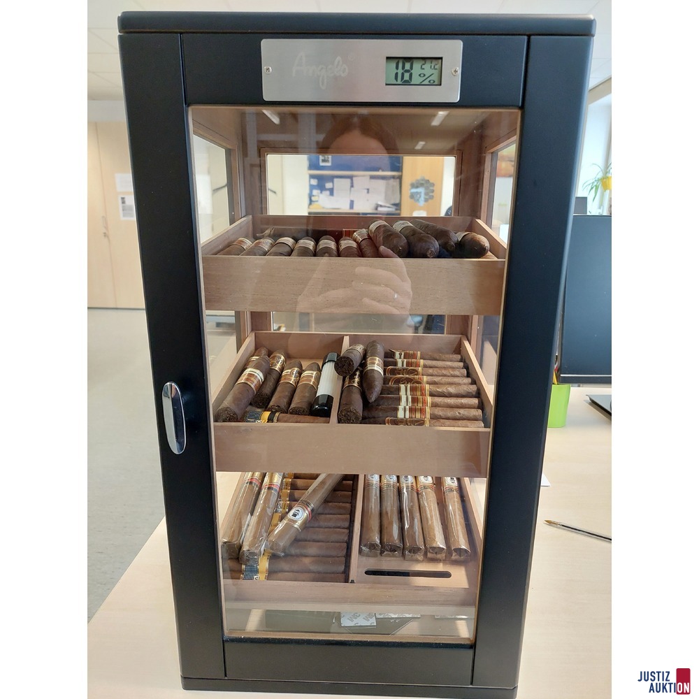Humidor der Marke Angelo inkl&period; 51 Zigarren