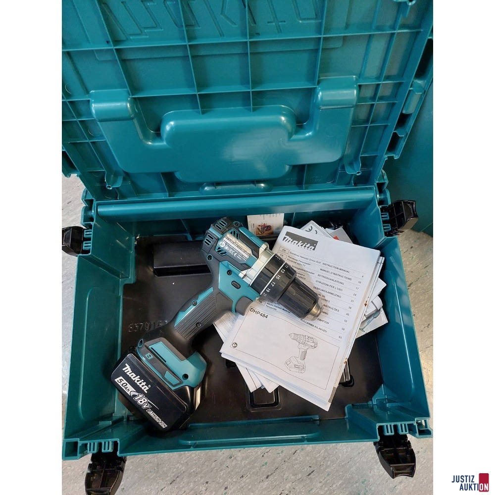 Makita Set bestehend aus&colon; 1 Akku Schrauber u&period;a&period;