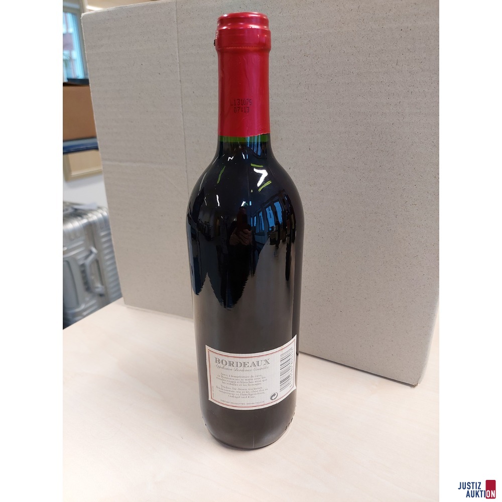 Franz&ouml;sischer Rotwein Baron D&DiacriticalAcute;Estenay Bordeaux Jahrgang 2006