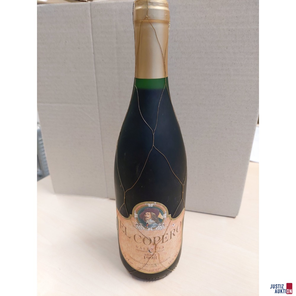 Spanischer Rotwein El Copero Valencia Jahrgang 1998