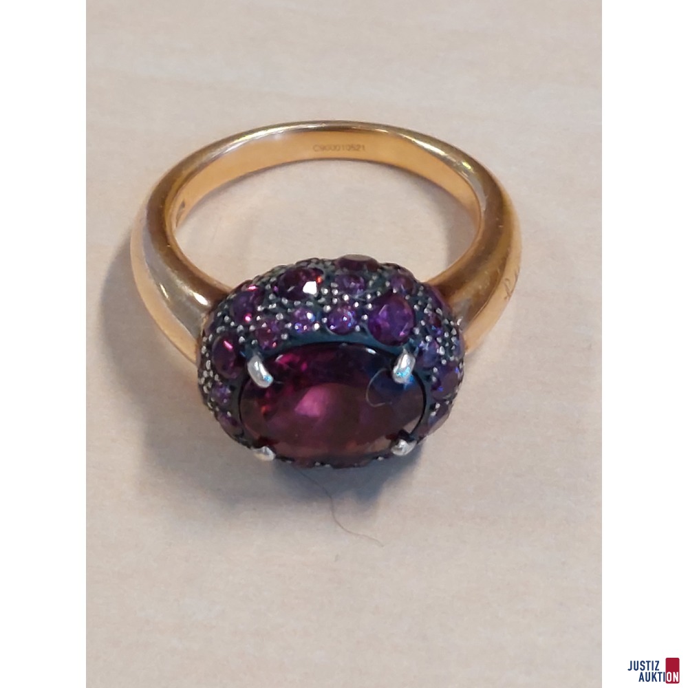 Damenring Marke &comma;&comma;Pomellato&OpenCurlyDoubleQuote; 750&permil; gelbgold punziert