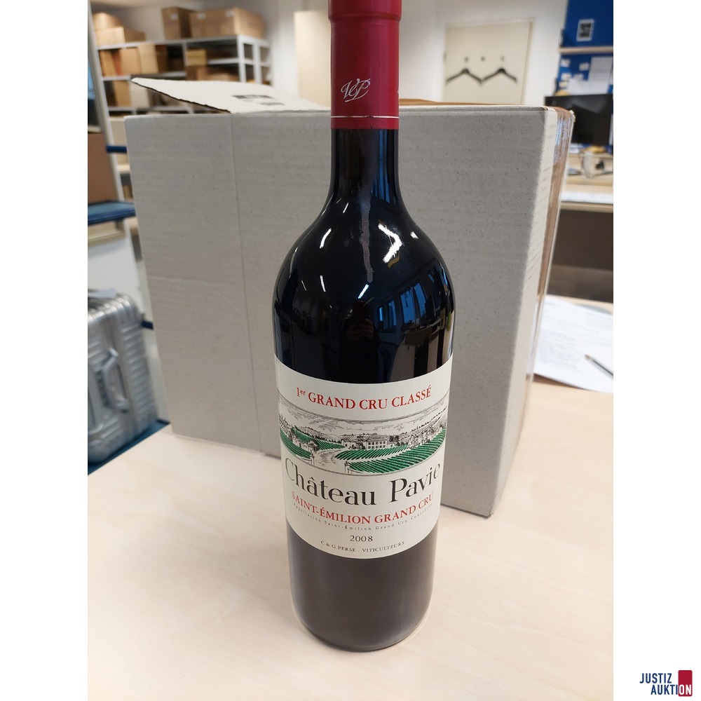 Franz&ouml;sischer Rotwein Chateau Pavie Saint-Emilion Jahrgang 2008 1500 ml