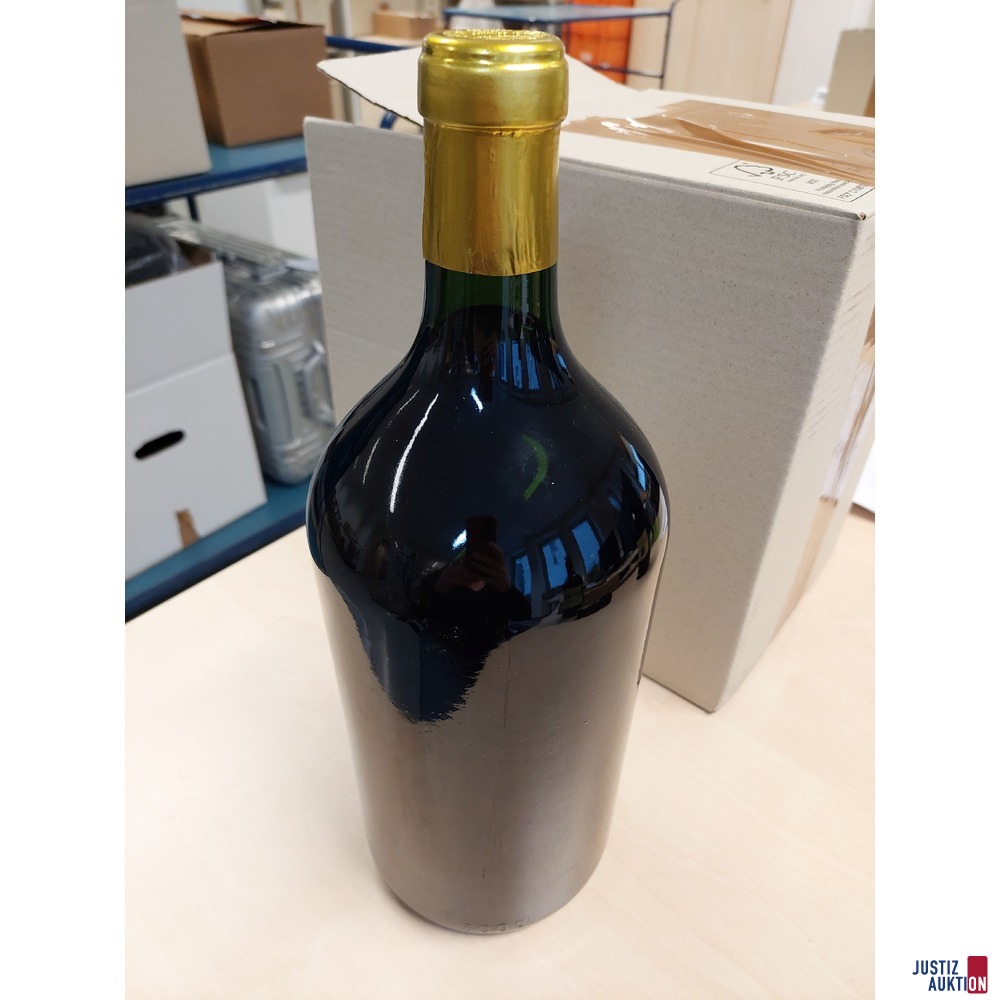 Franz&ouml;sischer Rotwein&comma; Magnum Flasche Chateau Pichon Longueville Comtesse de Lalande Jahrgang 1986 Grand Cru Classe