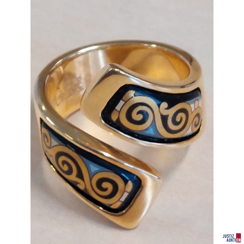 Damenring Frey Wille 750 &permil; Gelbgold punziert Gr&ouml;&szlig;e 56  15&comma;9 g