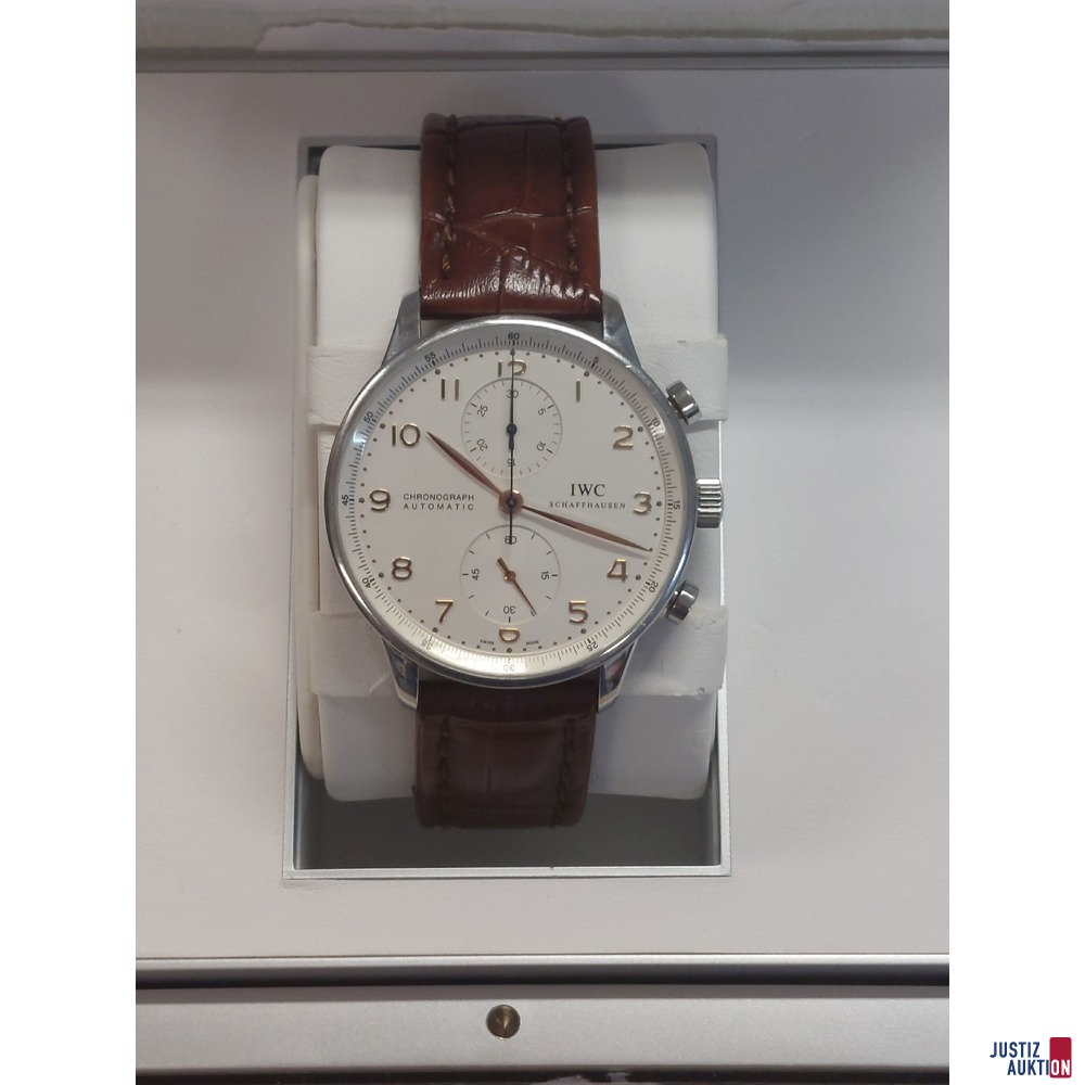 Herrenarmbanduhr der Marke IWC Schaffhausen - Model&colon; Portugieser Chrono