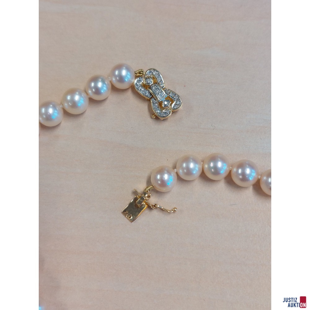 Perlenkette mit Kulturperlen