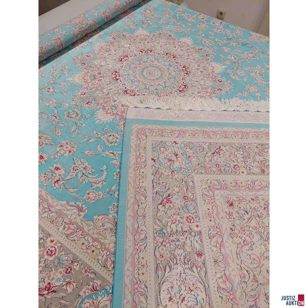 Maschineller Kn&uuml;pfteppich aus Viscose