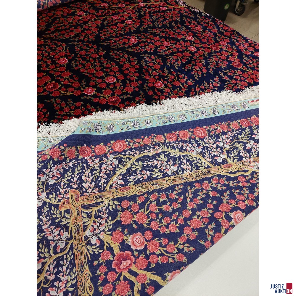 Maschineller Kn&uuml;pfteppich aus Viscose