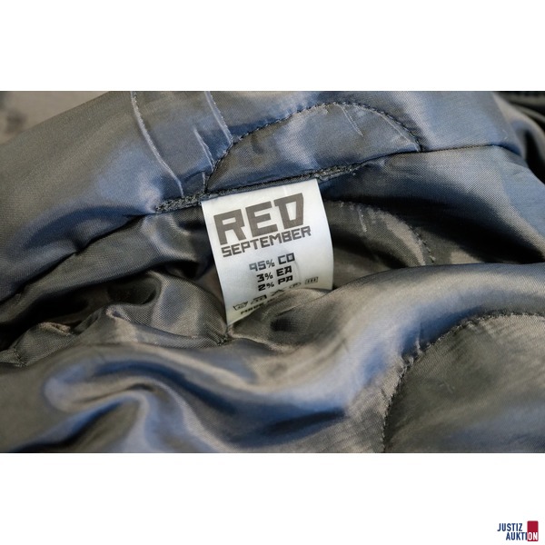 Stoffjacke mit Lederimitat