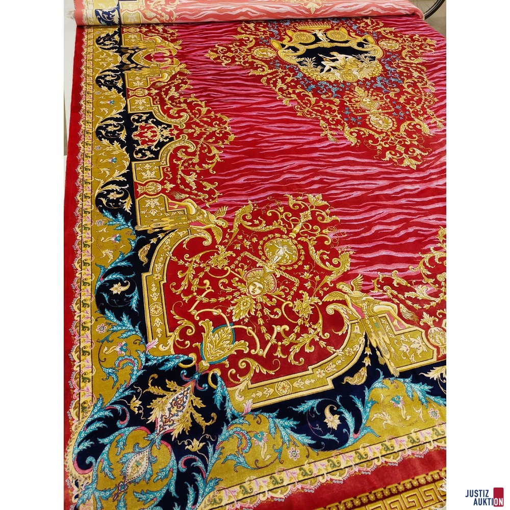 Maschineller Kn&uuml;pfteppich aus Viscose