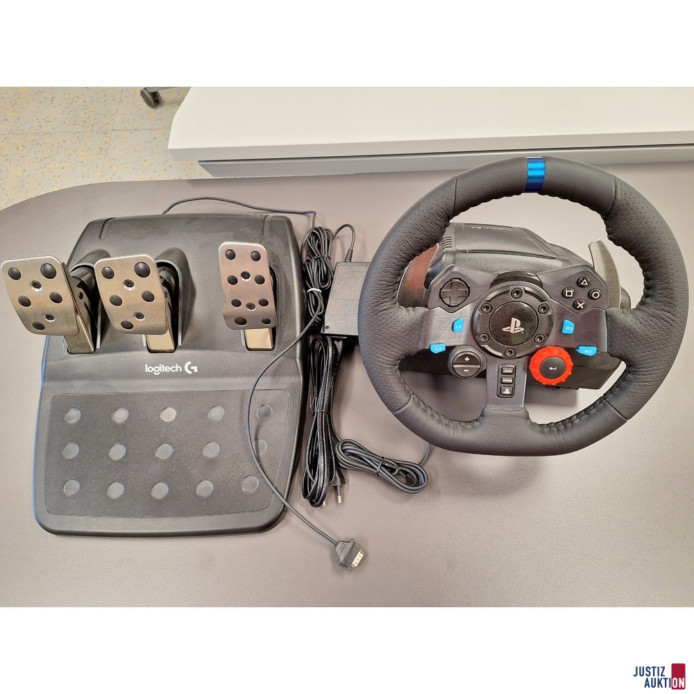 Logitech G29 Driving Force Rennlenkrad und Bodenpedale