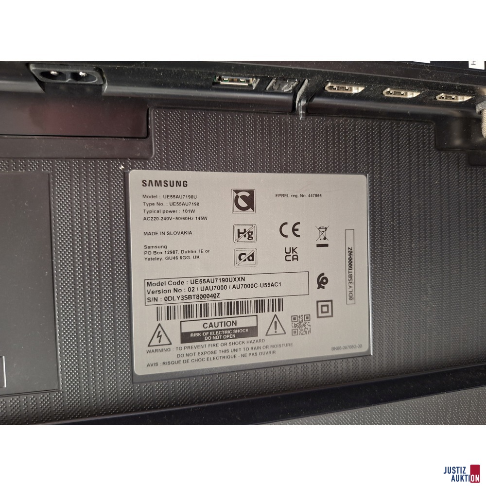 CD-TV mit LED Technik Samsung UE55AU7190