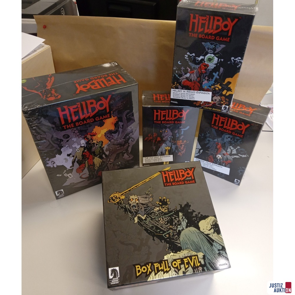 Brettspiel "Hellboy The Boardgame" + Erweiterung