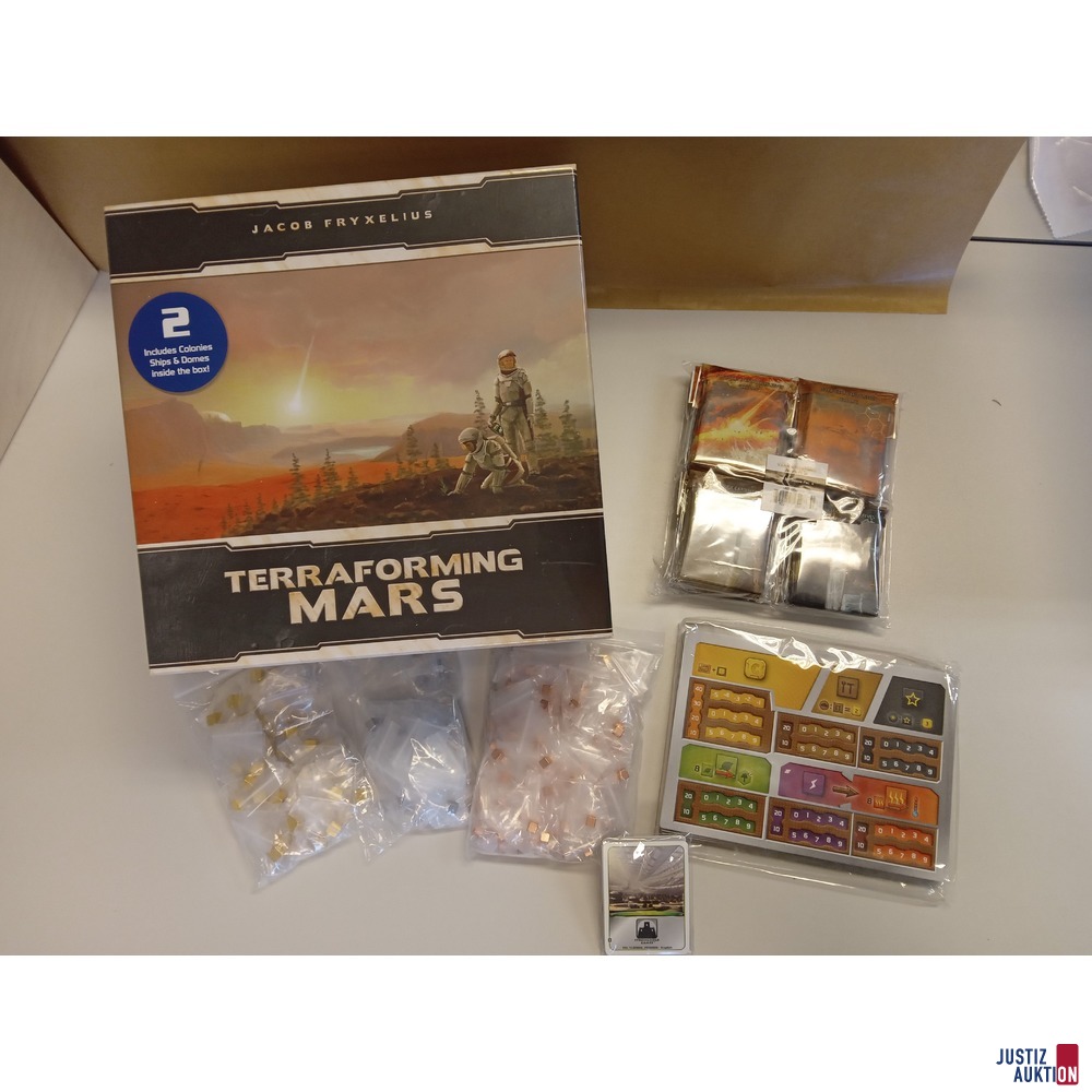 Brettspiel &quot;Terraforming Mars&quot; + Erweiterung