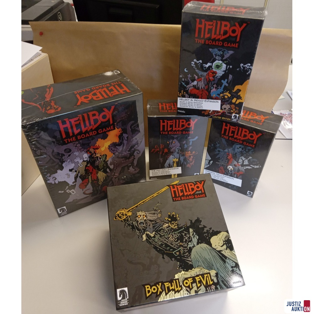 Brettspiel "Hellboy The Boardgame" + Erweiterung