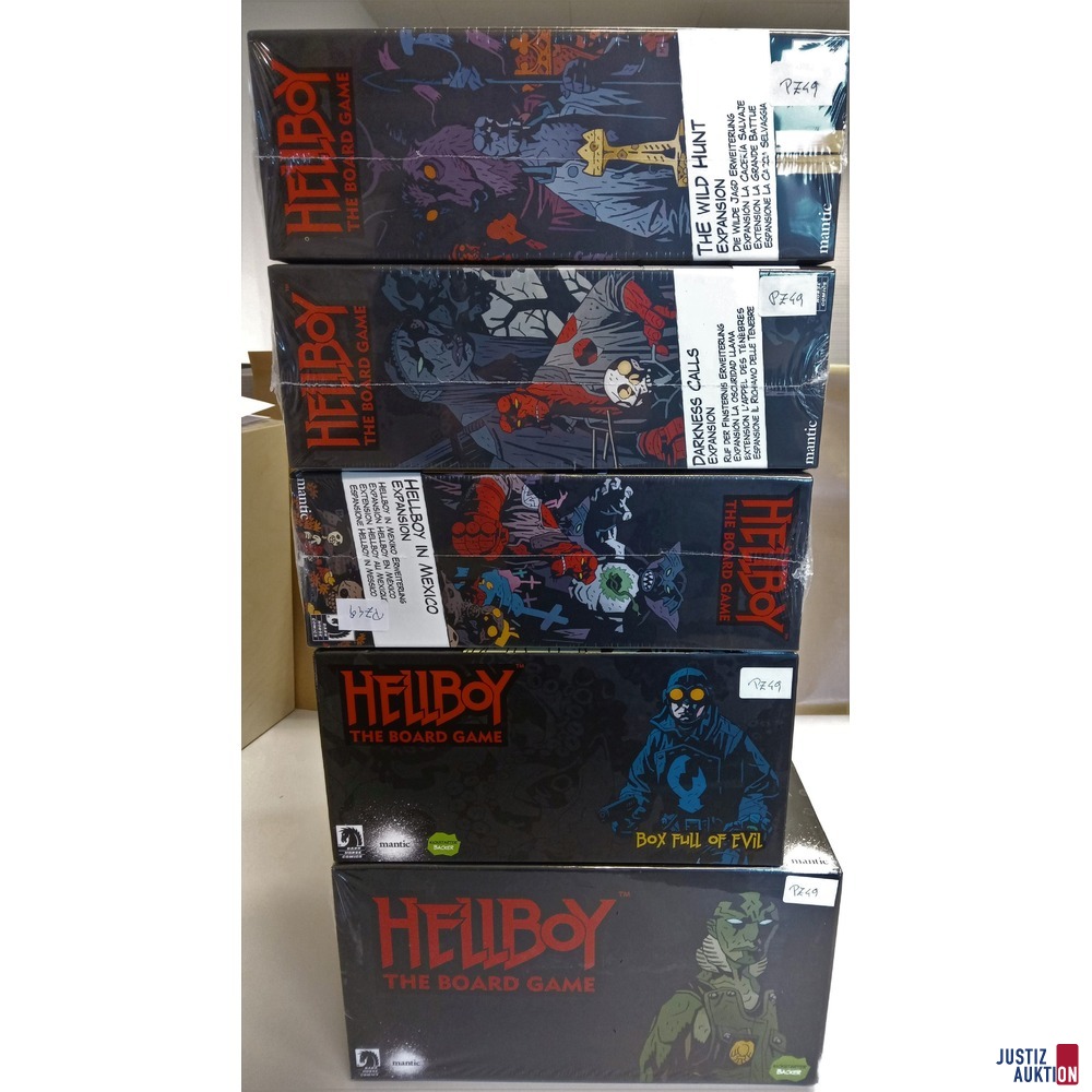 Brettspiel "Hellboy The Boardgame" + Erweiterung