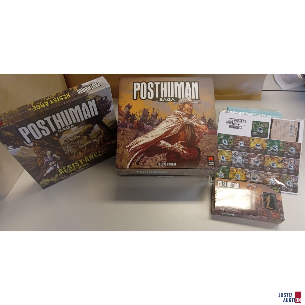 Brettspiel "Posthuman Saga"