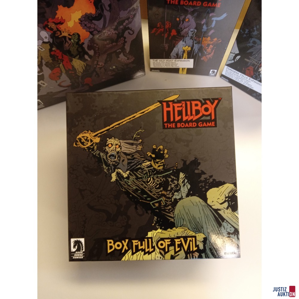 Brettspiel &quot;Hellboy The Boardgame&quot; + Erweiterung