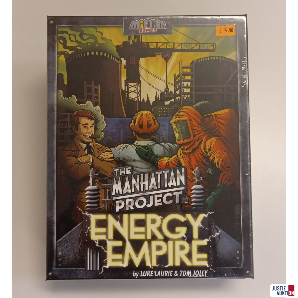 Brettspiel "Energy Empire The Manhatter Project"