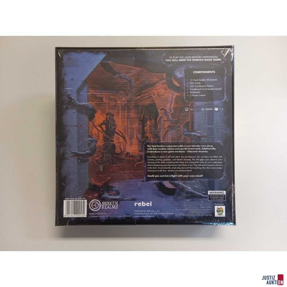 Brettspiel "Nemesis "Void Seeders Expansions" mit Erweiterung