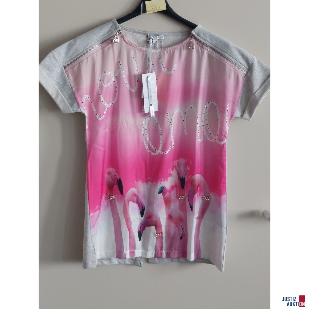  Girl T-Shirt Marke: Artigli rosa GR.: TG:16A neu