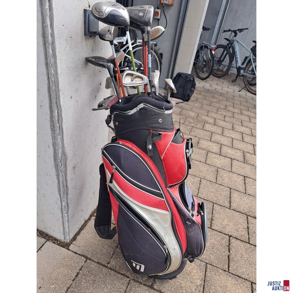 Golftasche seitlich
