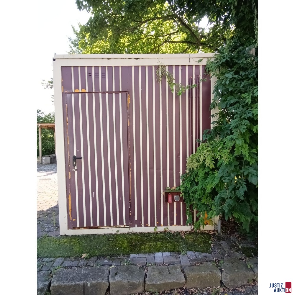 Bürocontainer mit 2 Fenstern