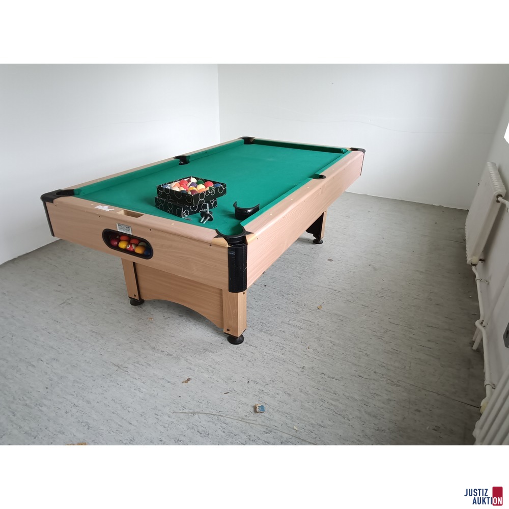 Billardtisch Seite links
