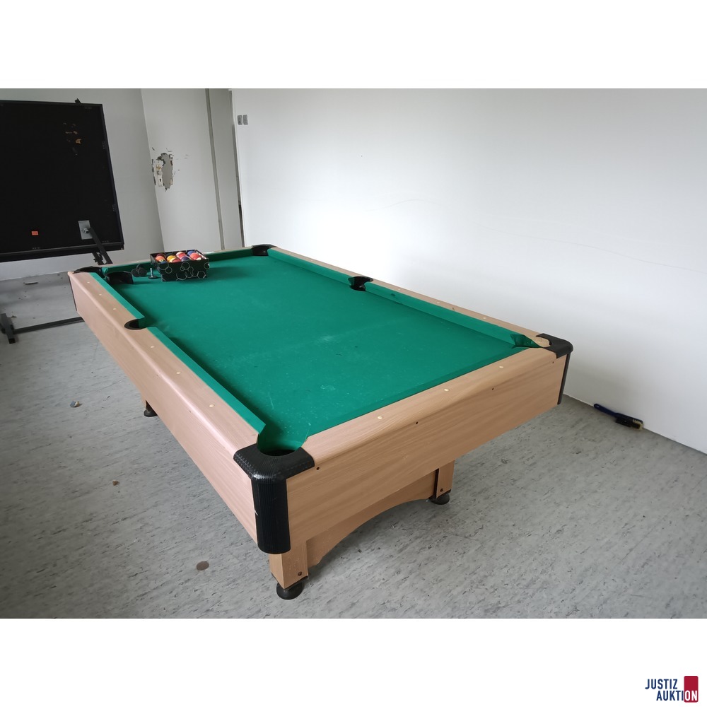 Billardtisch Seite rechts