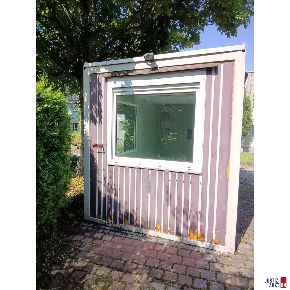 Bürocontainer mit 2 Fenstern