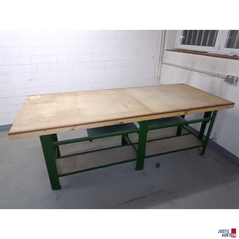 Werktisch Rückseite