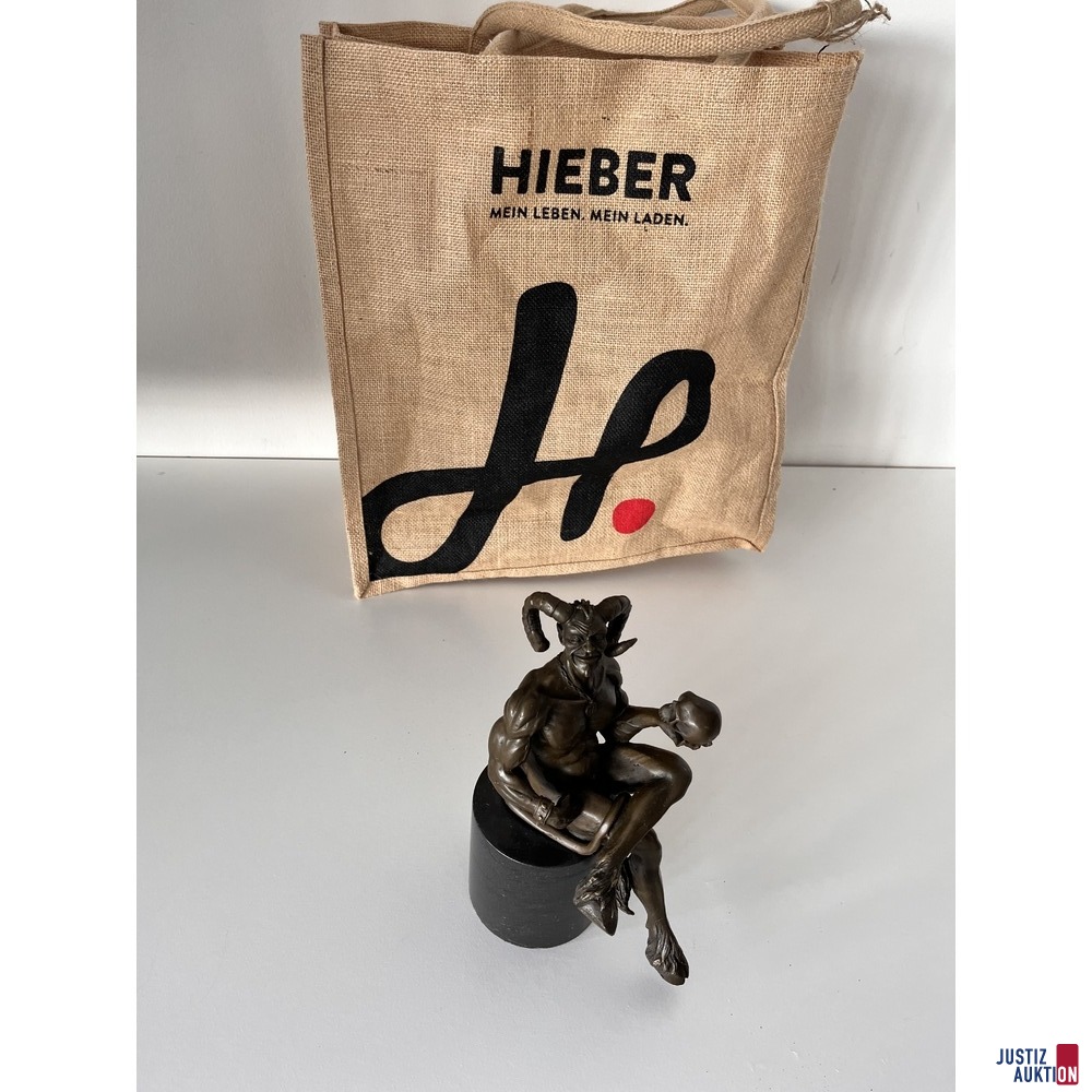 Bronze auf Marmor "Teufel"