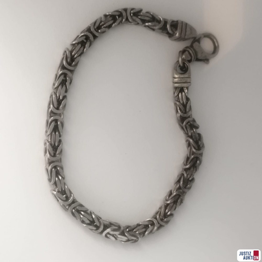 Armband/Königskette in 925er Sterlingsilber mit 20,79 g