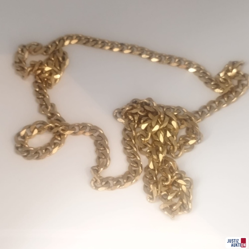 Modeschmuck Kette Panzermuster