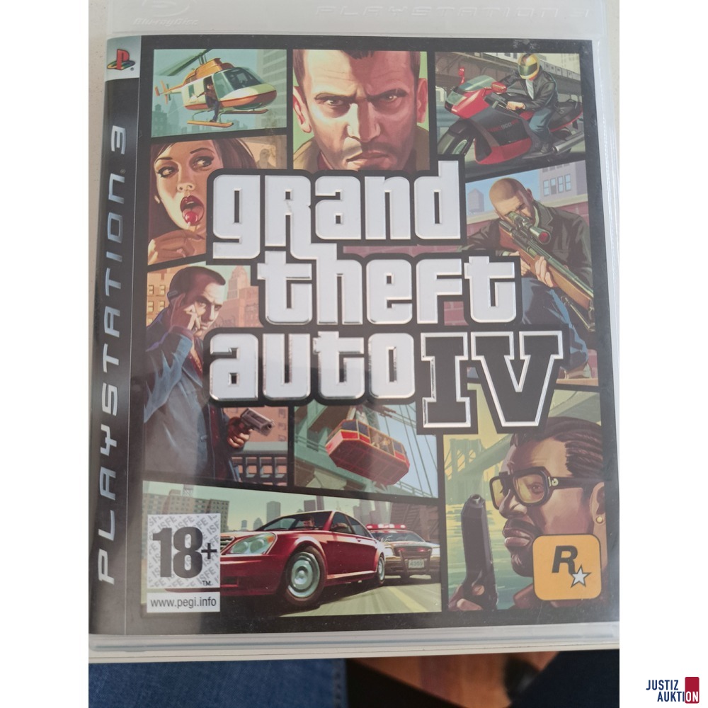Playstation 3 Spiel "grand theft auto IV" gebraucht
