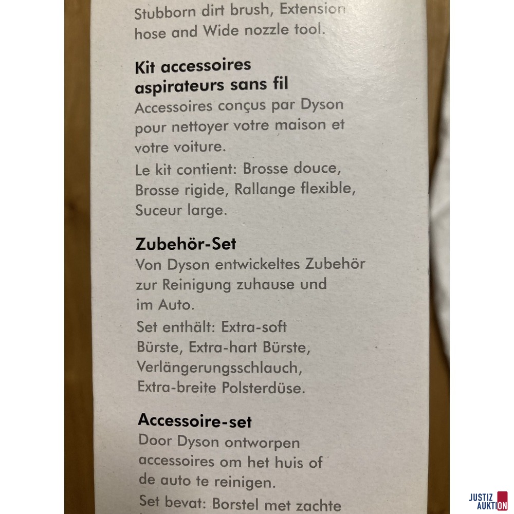 Zubeh&ouml;r&sol;Inhalt