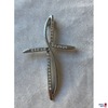 Anhänger Kreuz - 2 fehlende Strasssteine