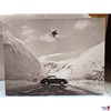 Bild „Skifahrer mit Auto“