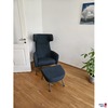 Polsterstuhl inkl. Hocker