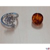 Modeschmuck Ring Größe 54​​​​​​​ - ein Bernsteinstück
