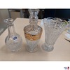 2 Kristallkaraffen und eine Kristallvase