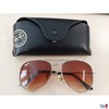 Sonnenbrille Unisex der Marke Ray Ban Pilotenstyle - gold/braun - getragen